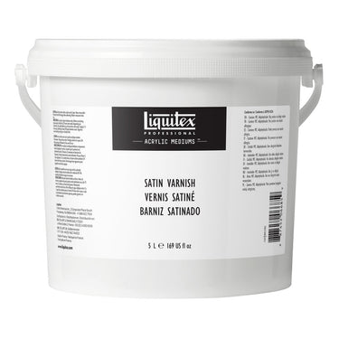 LQX ACRYLIC MEDIUMS 5L SATIN VARNISH 887452066859