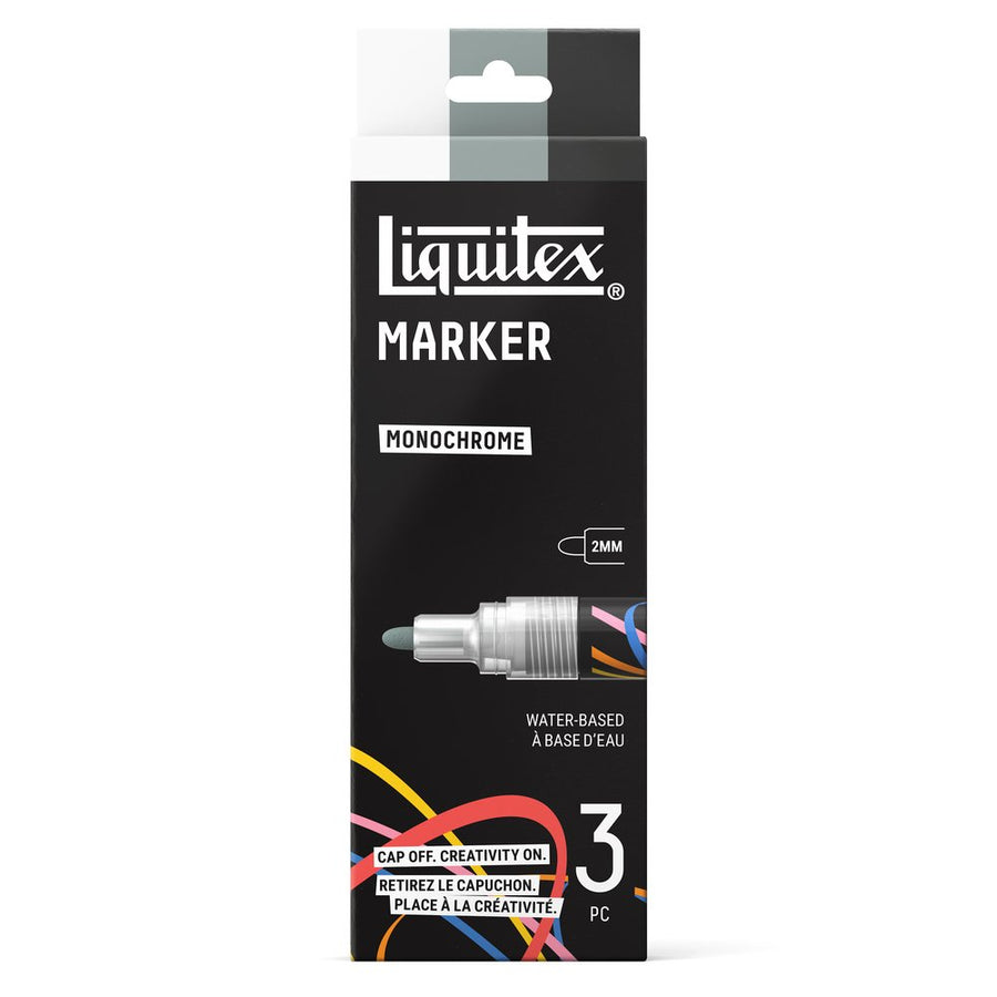 LQX MARKER 3X2MM MONOCHROME SET [FRONT] 887452065562
