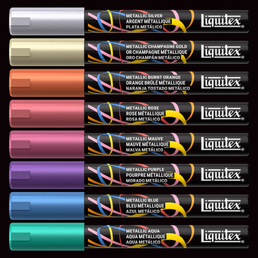 LQX MARKER 8X2MM METALLIC SET [CONTENTS] 887452065623