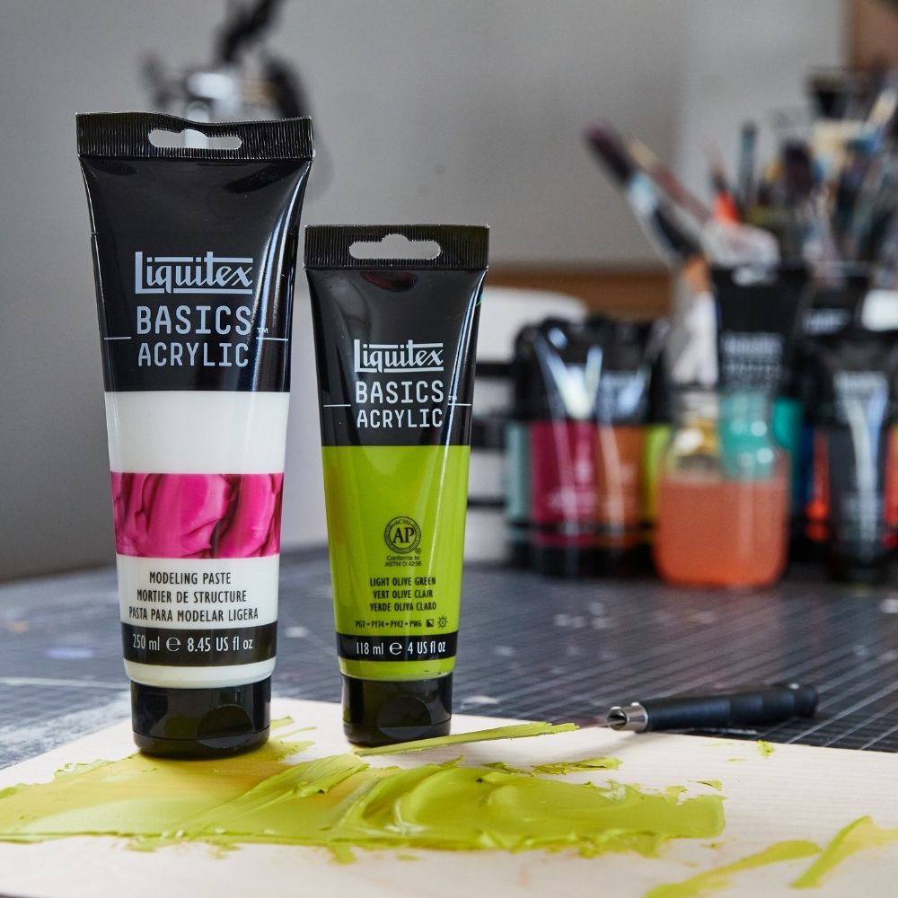 Modeling Paste Rocks Basics Modeling Paste – Liquitex