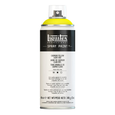 LQX SPRAY PAINT 400ML 159 CADMIUM YELLOW LIGHT HUE 884955023716