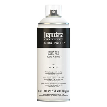 LQX SPRAY PAINT 400ML 432 TITANIUM WHITE 884955024591