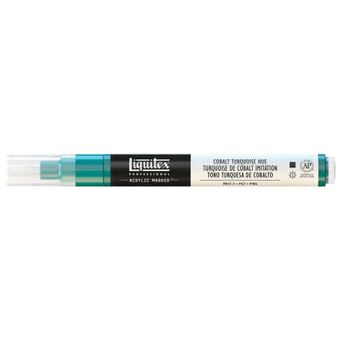 LQX ACRYLIC MARKER 2MM 169 COBALT TURQUOISE HUE 887452000808