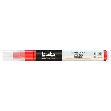 LQX ACRYLIC MARKER 2MM 983 FLUORESCENT RED 887452001058