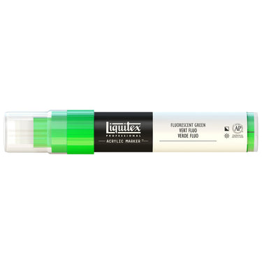 LQX ACRYLIC MARKER 15MM 985 FLUORESCENT GREEN 8887452000563