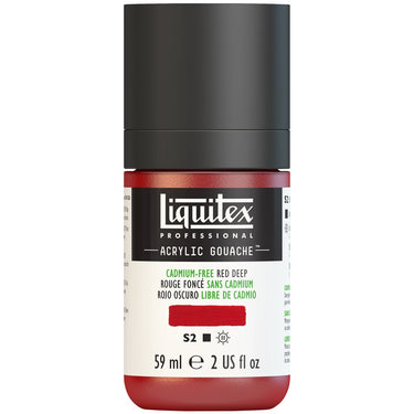 LQX ACRYLIC GOUACHE 59ML 895 CADMIUM-FREE RED DEEP 887452999560