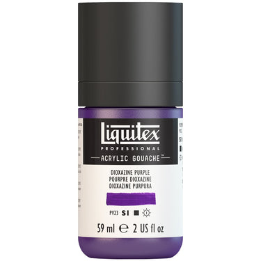 LQX ACRYLIC GOUACHE 59ML 186 DIOXAZINE PURPLE 887452999591