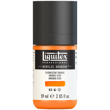 LQX ACRYLIC GOUACHE 59ML 982 FLUORESCENT ORANGE 887452999836