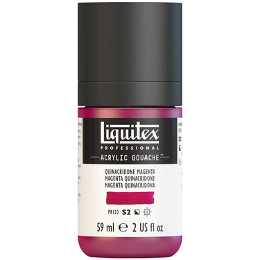 LQX ACRYLIC GOUACHE 59ML 114 QUINACRIDONE MAGENTA 887452999546