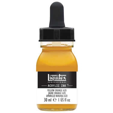 LQX ACRYLIC INK 30ML 414 YELLOW ORANGE AZO 094376975987