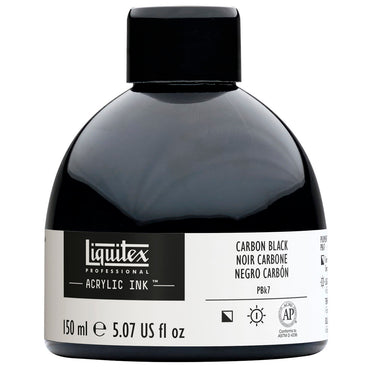 LQX ACRYLIC INK 150ML 337 CARBON BLACK 094376976519
