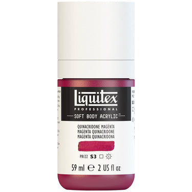 LQX SOFT BODY ACRYLIC 59ML 114 QUINACRIDONE MAGENTA 887452998365