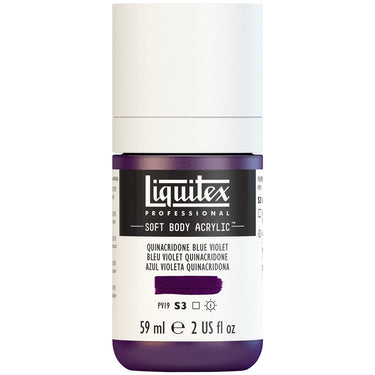 LQX SOFT BODY ACRYLIC 59ML 118 QUINACRIDONE BLUE VIOLET 887452998334