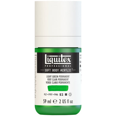 LQX SOFT BODY ACRYLIC 59ML 312 LIGHT GREEN PERMANENT 887452998143