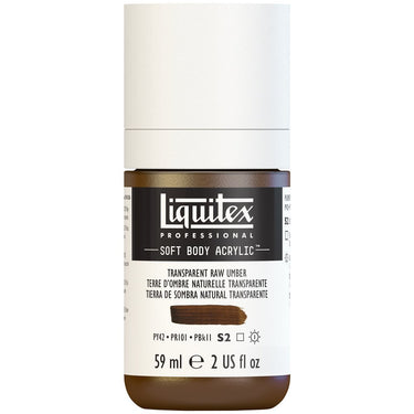 LQX SOFT BODY ACRYLIC 59ML 333 TRANSPARENT RAW UMBER 887452998488