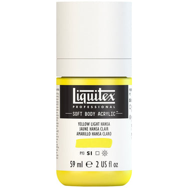 LQX SOFT BODY ACRYLIC 59ML 411 YELLOW LIGHT HANSA 887452998570