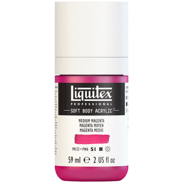 LQX SOFT BODY ACRYLIC 59ML 500 MEDIUM MAGENTA 887452998174