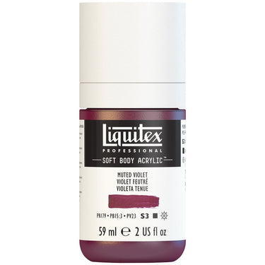 LQX SOFT BODY ACRYLIC 59ML 502 MUTED VIOLET 887452028475