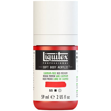 LQX SOFT BODY ACRYLIC 59ML 894 CADMIUM-FREE RED MEDIUM 887452997795