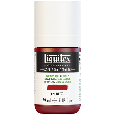 LQX SOFT BODY ACRYLIC 59ML 895 CADMIUM-FREE RED DEEP 887452997801