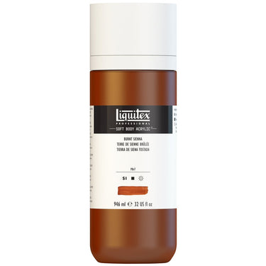 LQX SOFT BODY ACRYLIC 946ML 127 BURNT SIENNA 887452998877