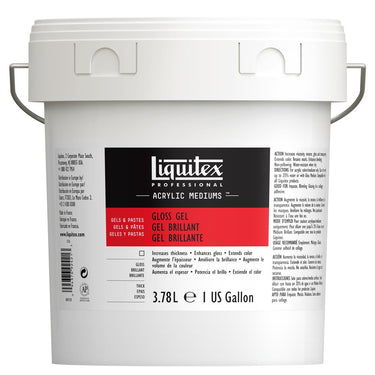 LQX ACRYLIC MEDIUMS 3.78L GLOSS GEL 094376924213