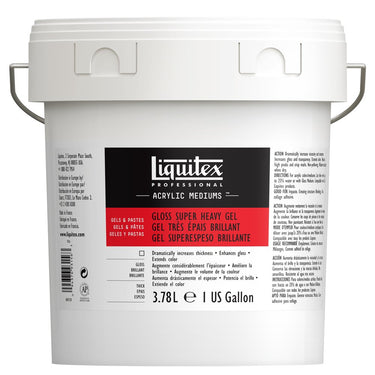 LQX ACRYLIC MEDIUMS 3.78L GLOSS SUPER HEAVY GEL 094376931563