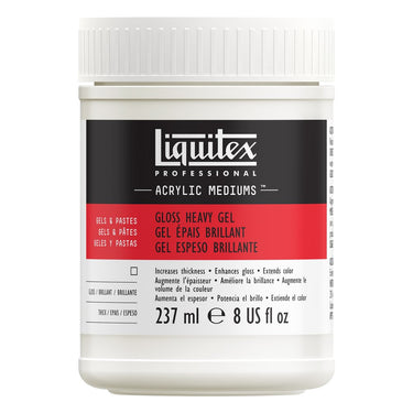 LQX ACRYLIC MEDIUMS 237ML GLOSS HEAVY GEL 094376923865