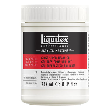 LQX ACRYLIC MEDIUMS 237ML GLOSS SUPER HEAVY GEL 094376931532