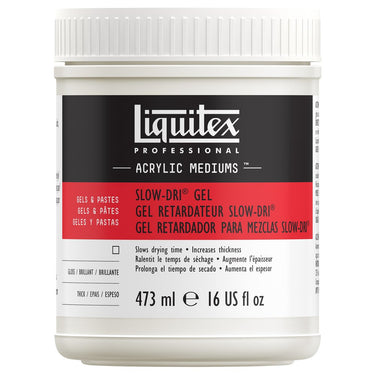 LQX ACRYLIC MEDIUMS 473ML SLOW-DRI GEL 094376931495