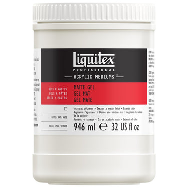 LQX ACRYLIC MEDIUMS 946ML MATTE GEL 094376931334