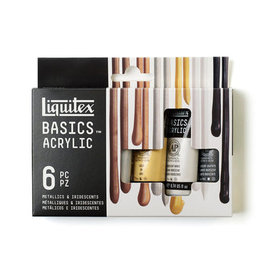 LQX BASICS METALLICS AND IRIDESCENTS 6x22ML 887452030997 [FRONT]