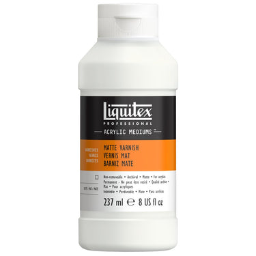 LQX ACRYLIC MEDIUMS 237ML MATTE VARNISH 094376923896