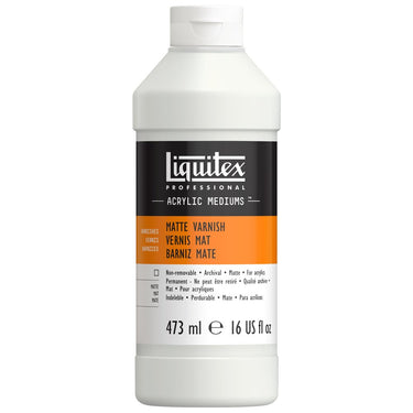 LQX ACRYLIC MEDIUMS 473ML MATTE VARNISH 094376923902