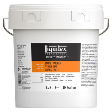 LQX ACRYLIC MEDIUMS 3.78L MATTE VARNISH 094376923926