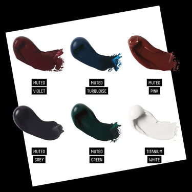 Heavy Body Acrylic Set - 6x59ml - Muted Collection + White