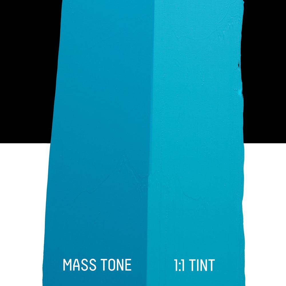 Drawdown Blue Color Bio-based Heavy Acrylic - Brilliant Blue - Universal – Liquitex