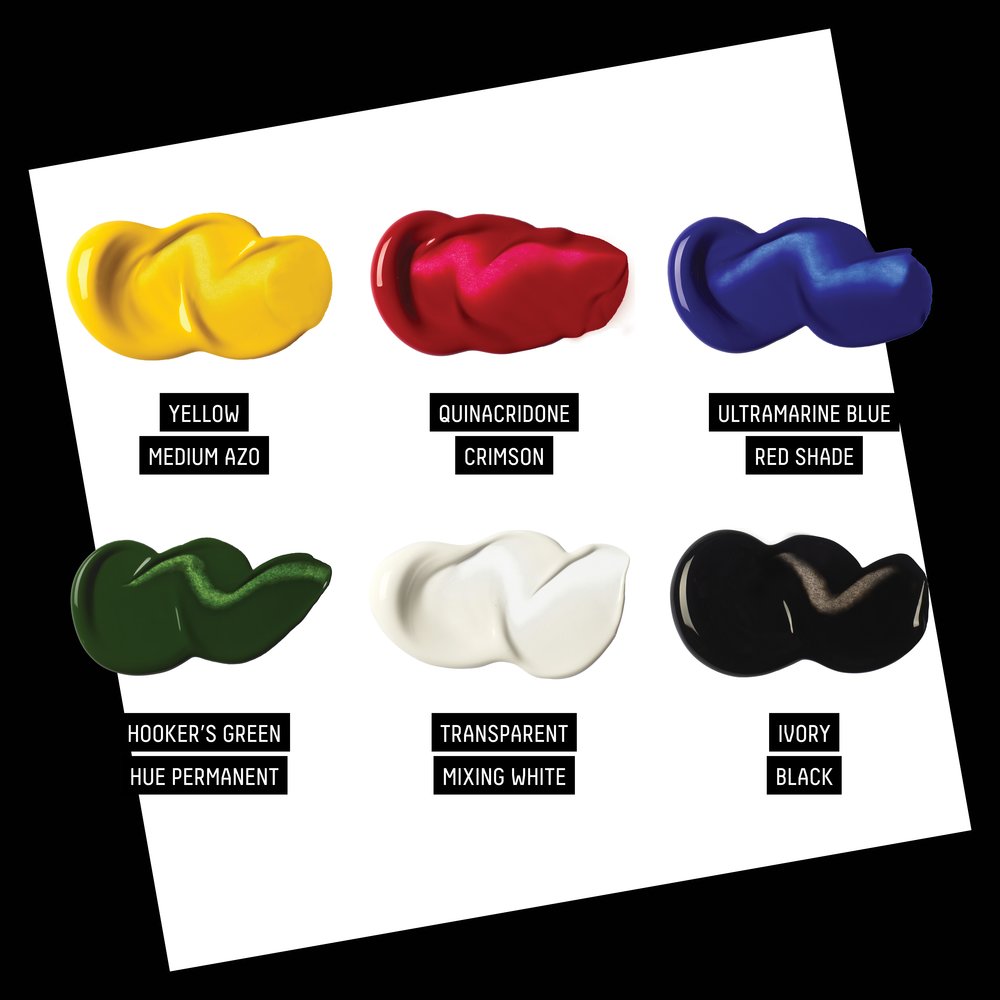 Soft Body Acrylic Set - 6x59ml - Mixing – Liquitex