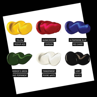 Soft Body Acrylic Set - 6x59ml - Mixing