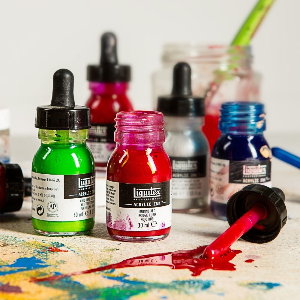 Acrylic Ink Set - 6x30ml - Essentials – Liquitex