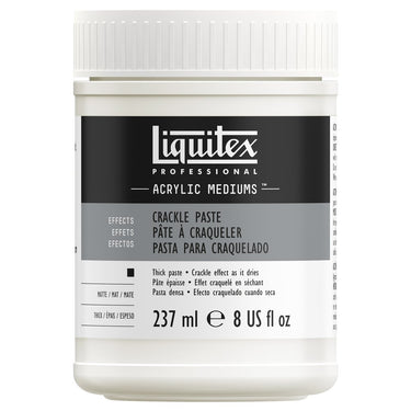 LQX ACRYLIC MEDIUMS 237ML POT CRACKLE PASTE 887452048466