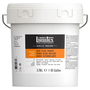 LQX ACRYLIC MEDIUMS 3.78L HIGH GLOSS VARNISH 887452048718