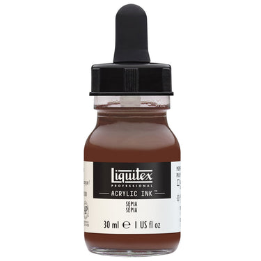 LQX ACRYLIC INK 30ML SEPIA 887452047704