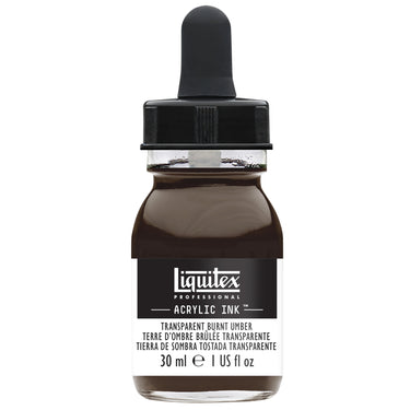 Professional Acrylic Ink - Transparent Burnt Umber