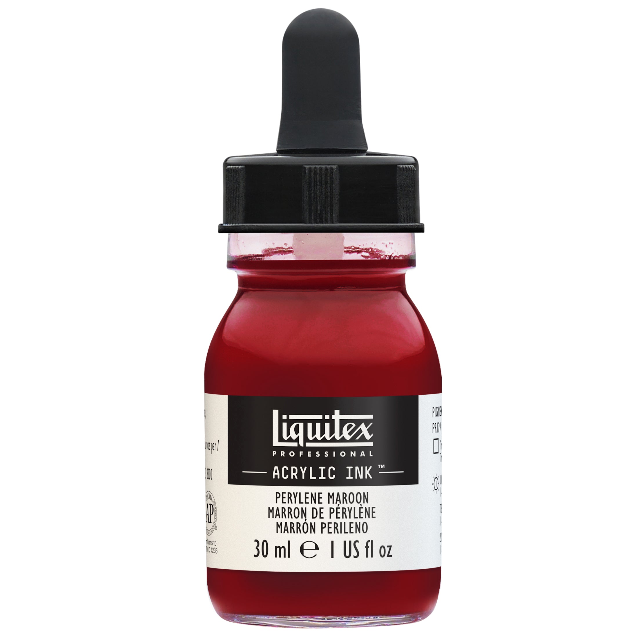 Pyralin Ink Professional Acrylic Ink - Perylene Maroon – Liquitex