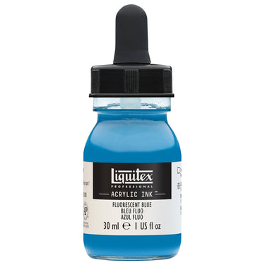 Professional Acrylic Ink - Fluorescent Blue