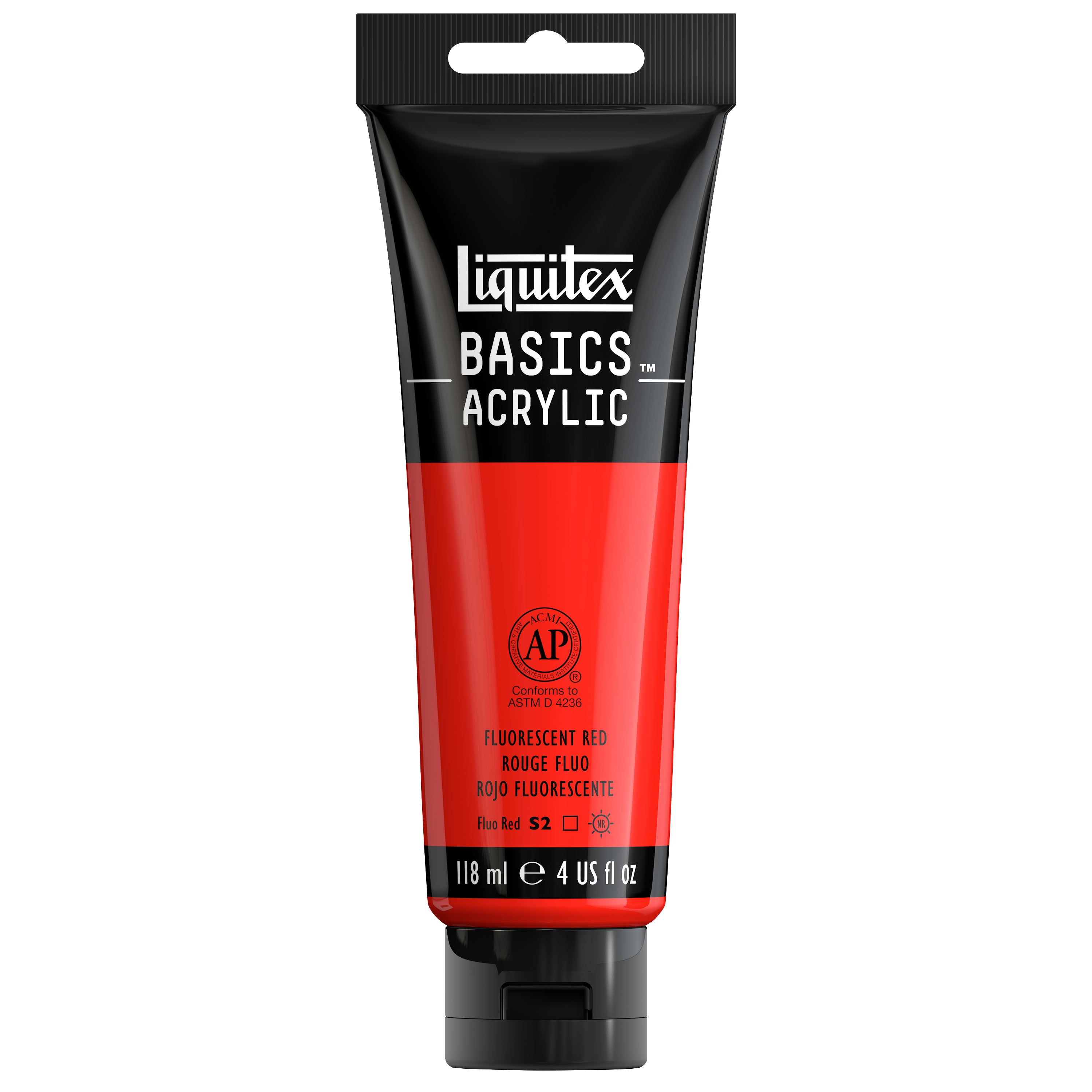Flo Red Color Basics Acrylic Color - Fluorescent Red – Liquitex