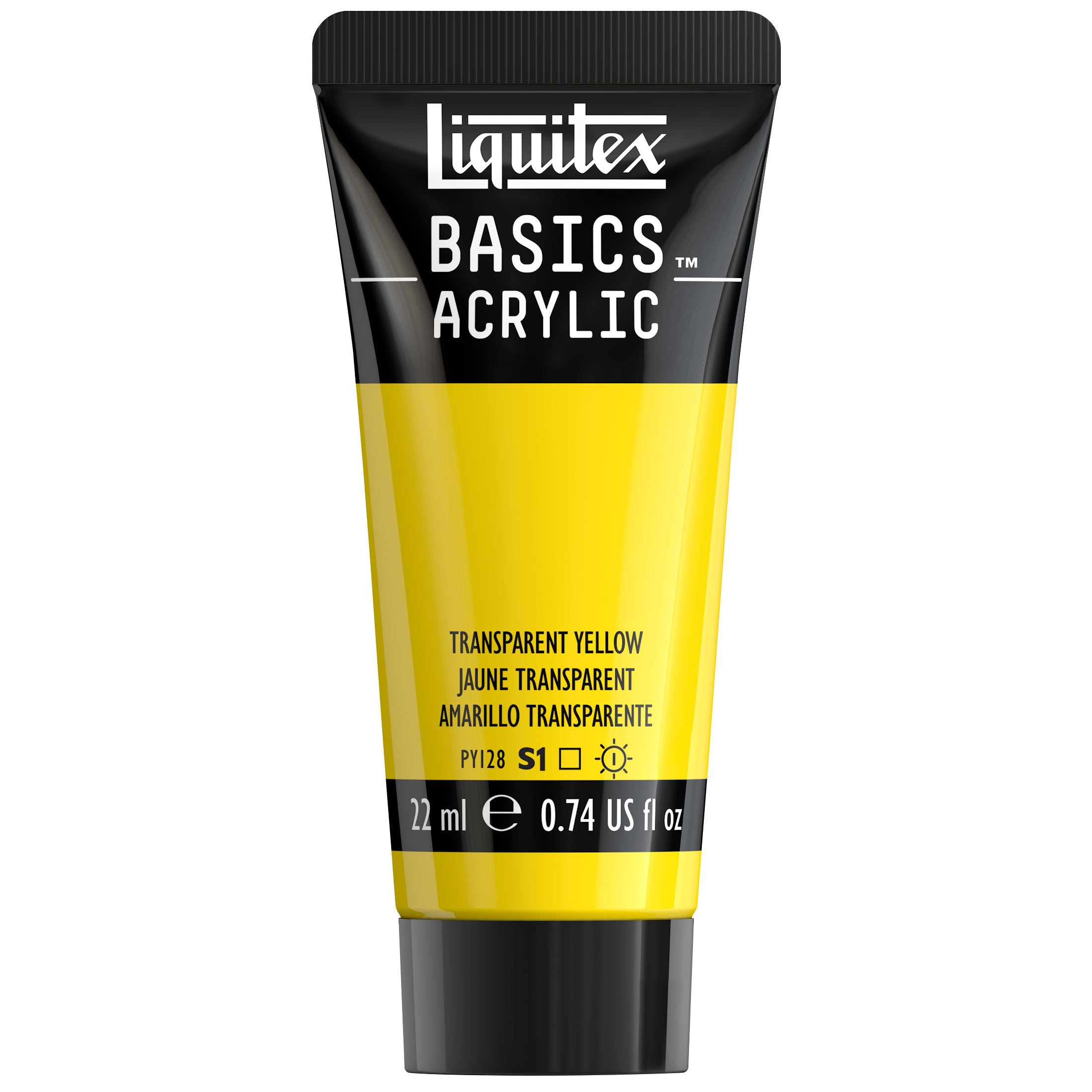Translucent Yellow Basics Acrylic Color - Transparent Yellow – Liquitex