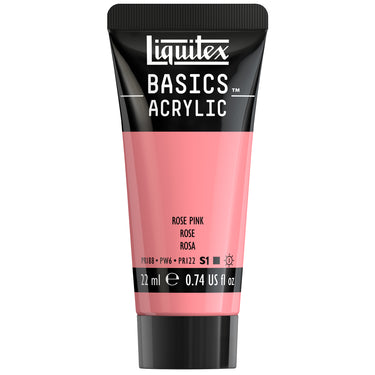 Basics Acrylic Color - Rose Pink