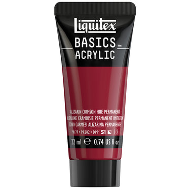 Basics Acrylic Color - Alizarin Crimson Hue Permanent